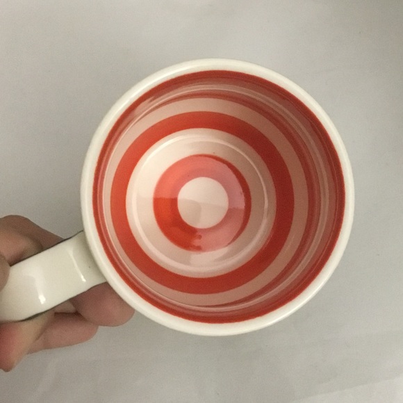 Anthropologie white monogram H coffee tea cup - Picture 3 of 5